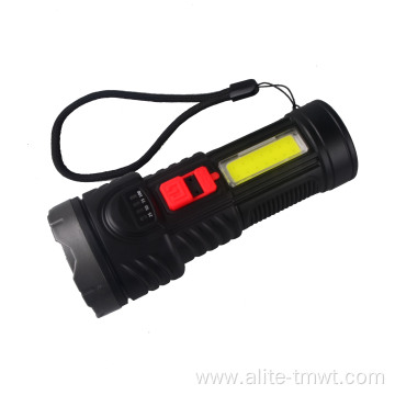 USB Rechargeable Plastic Flashlight